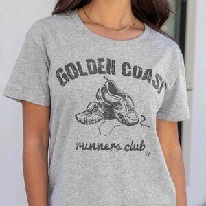 NWT Grace & Lace Vintage Fit Any Day Graphic Tee Runner's Club